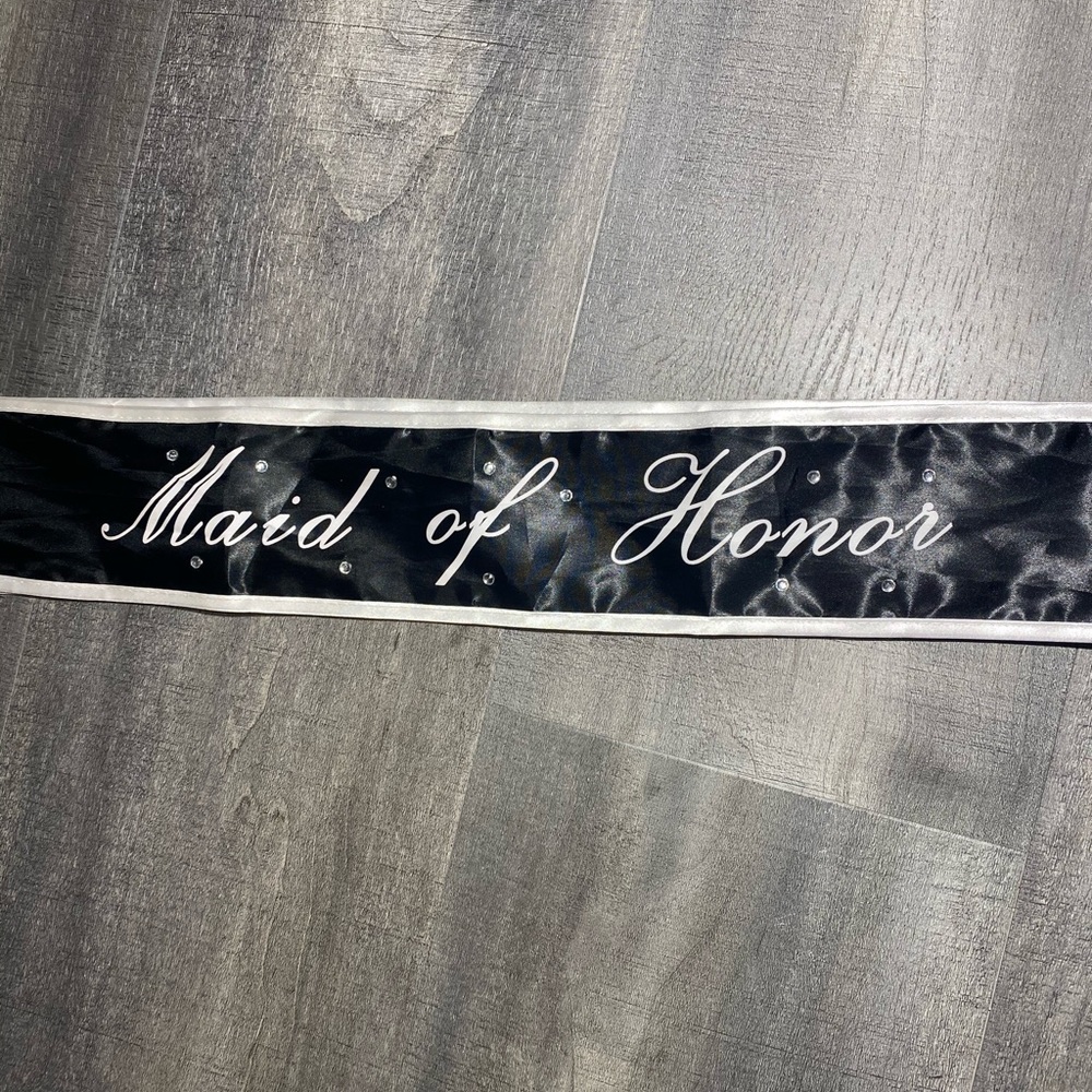 Maid of Honor sash